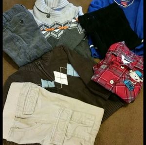 FINAL PRICE 🔻Boys outfits. Lot of 4. Sz 24 mo-2T